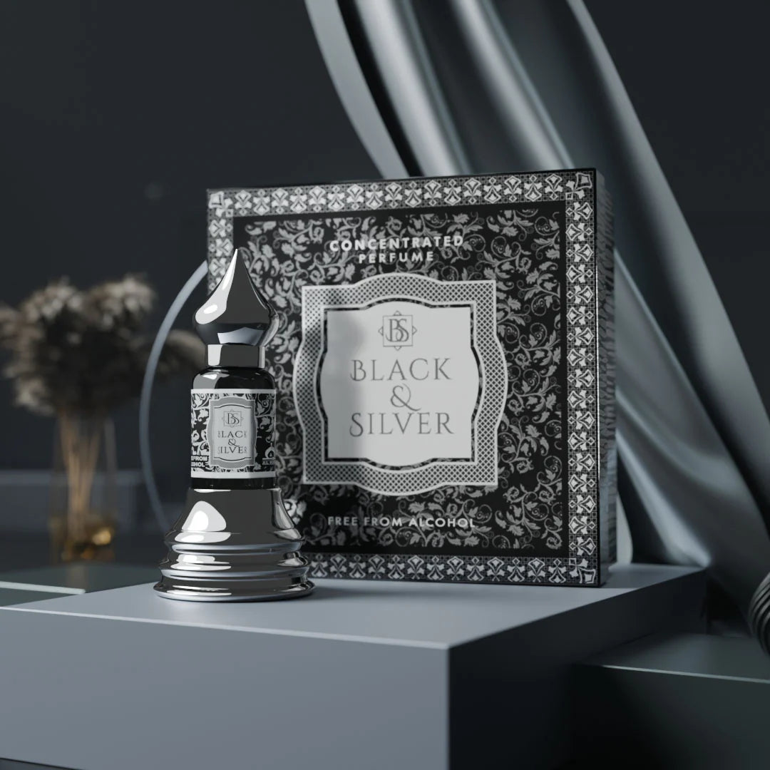 Black And Silver | Premium Attars | 12ml